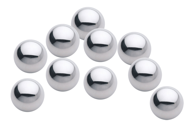 10x bolas de acero Ø 4,4 mm