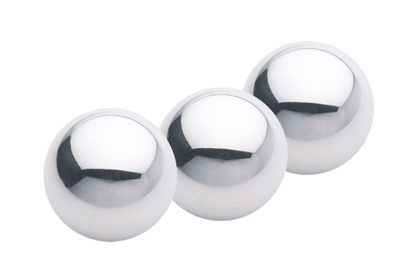 3x sfere di acciaion Ø 10 mm
