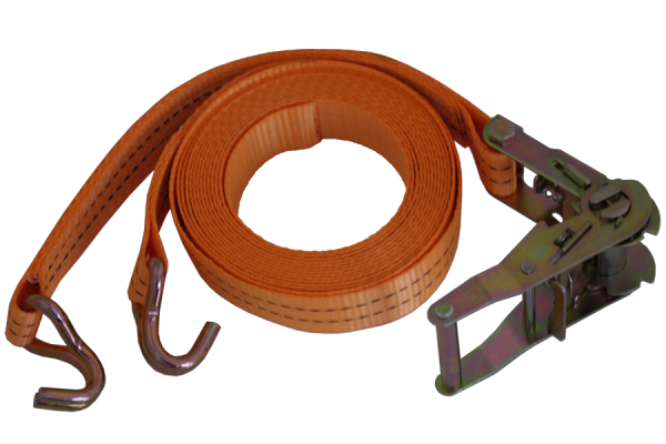 Ratched load securing straps 4m long - 5T