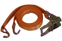 Ratched load securing straps 4m long - 5T