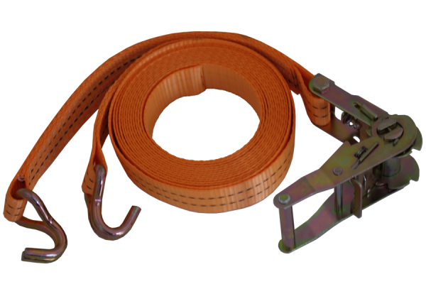 Ratched load securing straps 5m long - 5T