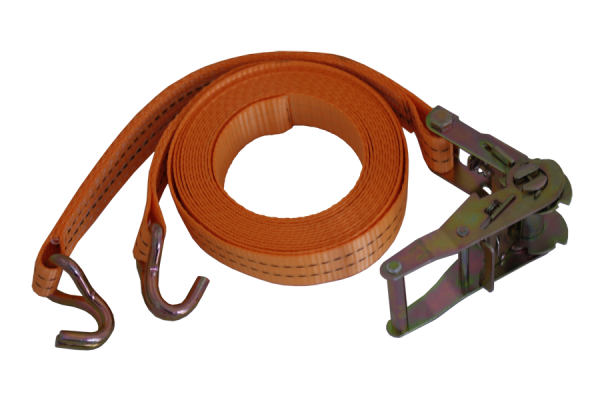 Ratched load securing straps 8m long - 2T