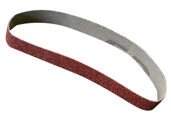 5x sanding belts 10x600 mm grit 40