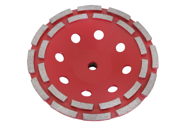 Diamond cup wheel 2-row Ø 180 mm with M14 thread