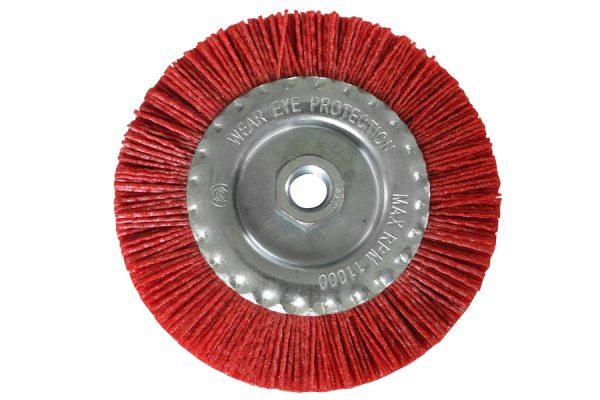 Ø 115 mm spazzola a disco in nylon con filetto M14