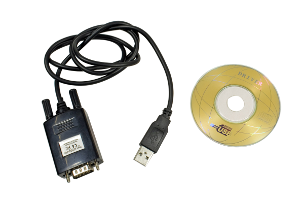 USB do przewodu drukarki COM 9 pinowe szeregowe RS232 Windows + Linux