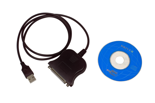USB adaptér LPT 25 polig pakolollel