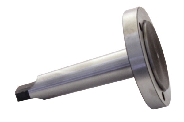 MT3 adapter flange for 80 mm lathe chuck with drifting tang