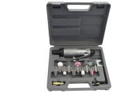 Coffret de meuleuse droite pneumatique avec accessoires