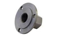 3-gaten adapterflens met 1-1/4" draad