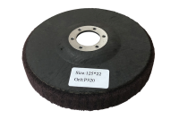 125 mm elyaf polisaj diski 125x22,2 mm kum kalınlığı 320