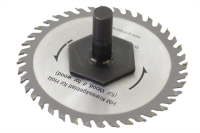 Adapterdorn til diskskærere + savklinger 12 mm