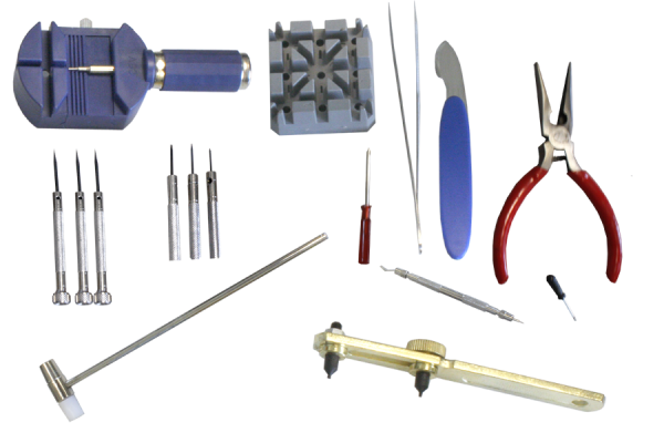 Watch repair tool kit