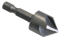 Woodworking countersink with 1/4" hexagonal shank...