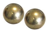 2 pcs. brass balls Ø 7.94 mm