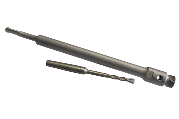 SDS Plus shank 300 mm with R1/2 thread and taper shank pilot drill bit