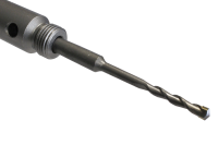 SDS Plus shank 500 mm with R1/2 thread and taper shank pilot drill bit