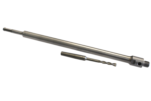 SDS Plus borrförlängningsadapter skaft diamant borrbitar 400 mm 5/8"-11 gänga