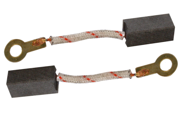 2x kullbørster kullblyanter karbon for Bosch 6,3x6,3x14 mm (2604320007)