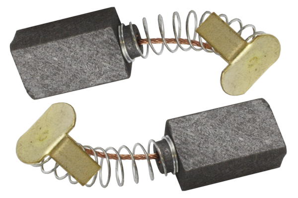 2x Spazzole di carbone per Dewalt 6,2 x9,5 x15,5/17,5 mm