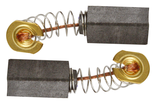 2x spazzole di carbone per Black&Decker 6,2x9,3x15,5/17,5 mm