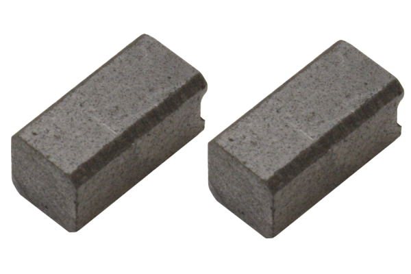 2x kullbørster karbonblyanter karbon for Black & Decker 6,3x6,3x12,5 mm 680122
