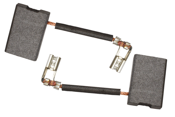 2x kарбоновые щётки для Black&Decker 6,3x16x24 mm (847710)