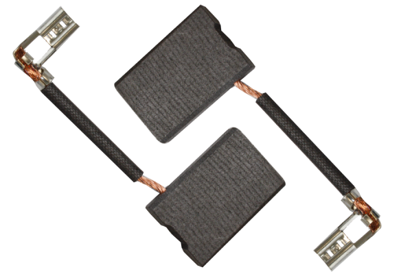 2x uhlíkové kartáče na Black&Decker 6,3x16x24 mm (p5t-722)