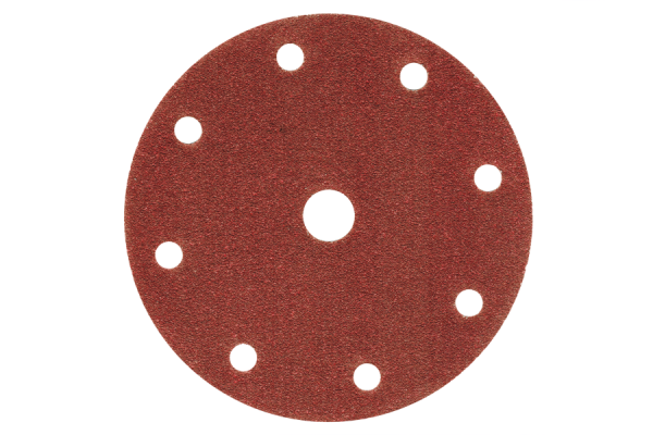 10x feuilles abrasives à auto-agrippant Ø 150 mm 8-trous grain de 120