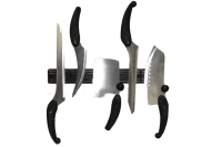 Barra magnetica para cuchillos/barra de herramientas 350 mm (negro)