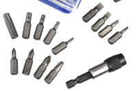 17 pzas. set destornilladores de varios tipos de punta elaborados con material