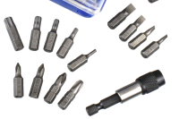 17 pcs. screwdriver bit tips set made of material