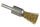 17 mm железная щётка с латунной проволоки c хвостовиком