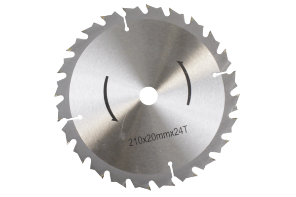 210 mm hardmetaal carbide getipt cirkelzaagblad 210x20 mm Z=24