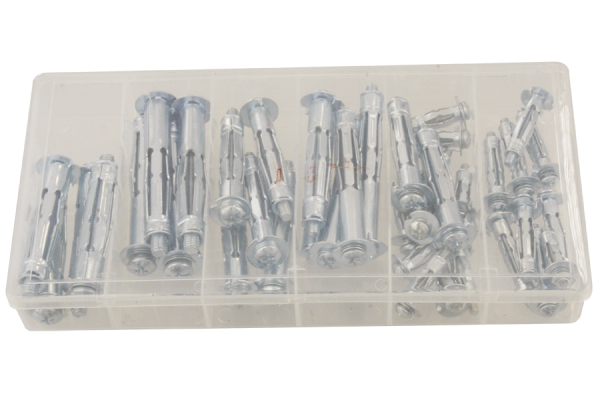 40 pcs. assortment of hollow wall anchors