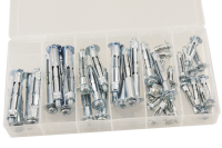 40 pcs. assortment of hollow wall anchors