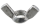 150 pcs. assortiment de écrous papillon