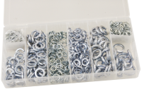 800 pcs. assortment of galvanized lock washers