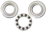 Ceramic miniature thrust ball bearing 2.5x6x3 mm type...