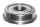 Deep groove ball bearing with flange 2x5x2.5 mm type MF52ZZ