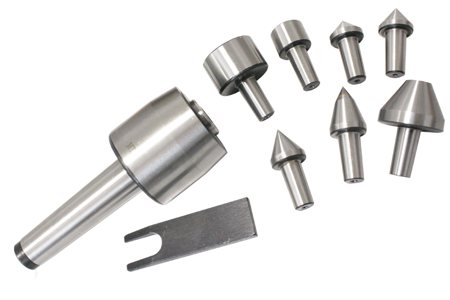 Cône Tournant MT3 Pour Tour à Métaux - Précision 0,005 Mm - Capacité 660 Lb - Longueur 17,5 Cm