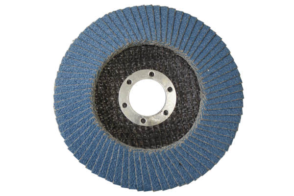 115 mm INOX paslanmaz çelik mop zimparae diski Ø 115x22,2 mm kum kalınlığı 40