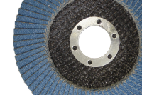 125 mm INOX paslanmaz çelik mop zimparae diski Ø 125x22,2 mm kum kalınlığı 120