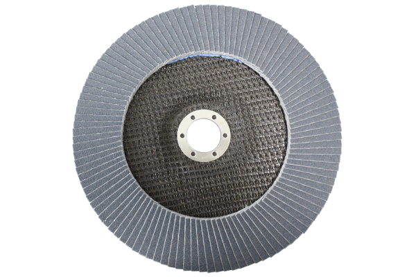 180 mm INOX paslanmaz çelik mop zimparae diski Ø 180x22,2 mm kum kalınlığı 120