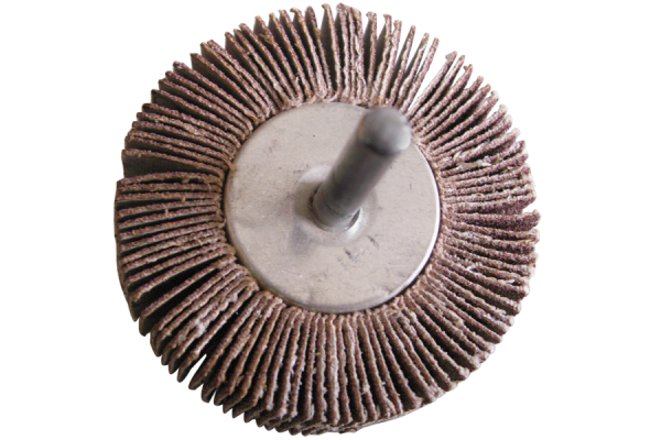 Produktbild von Vlies-Fächerschleifer 50x30 Mm Mit Schaft 6 Mm – Lamellenschleifwalze, Körnung 150, Für Metall & Holz