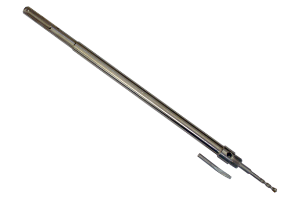 SDS Max shank 500 mm with M16 thread and taper shank pilot drill bit