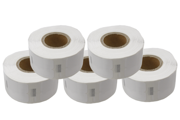 5 rolls labels for Dymo type 11353 dimension 12x24 mm