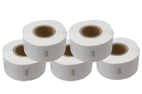 5 etiketten voor Dymo type 11353 afmeting 12x24 mm