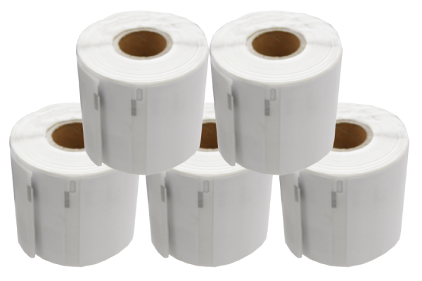 5 rullar etiketter för Dymo typ 99019 dimensionen 59x190 mm