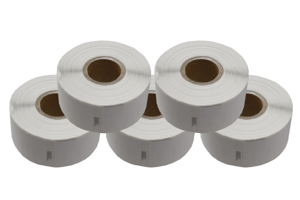 5 rolls labels for Dymo type 99016-1 dimension 19x147 mm